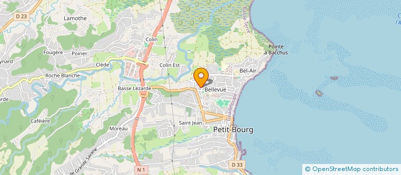 localisation de l'entreprise GWADLOUP AU PLURIEL  PETIT-BOURG