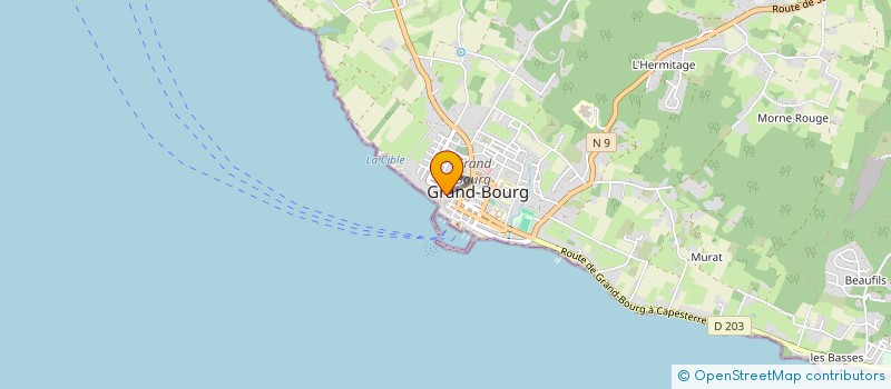 localisation de l'entreprise GWADLOUP PECH à GRAND-BOURG