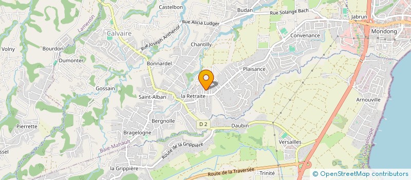 localisation de l'entreprise GWADOM  BAIE-MAHAULT