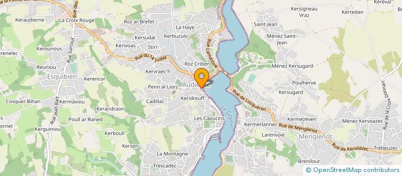 localisation de l'entreprise GWAIEN  AUDIERNE