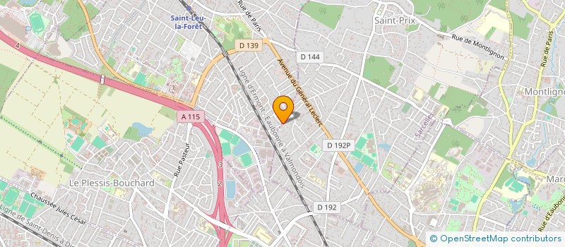 localisation de l'entreprise GWAM IMMO à SAINT-PRIX