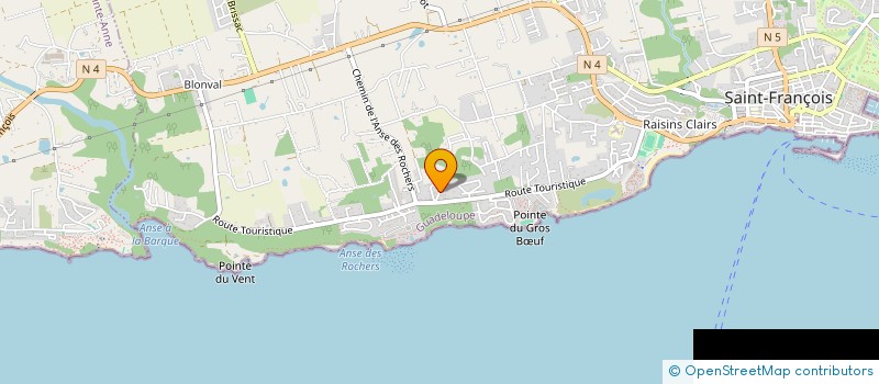 localisation de l'entreprise GWAPABE  SAINT-FRANCOIS