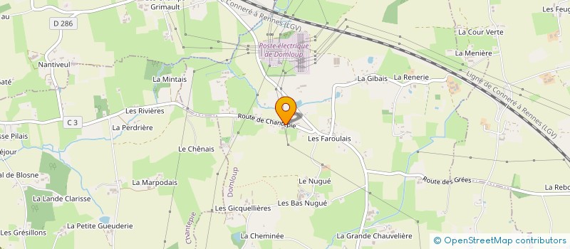 localisation de l'entreprise GWAREZ LAB à CHANTEPIE