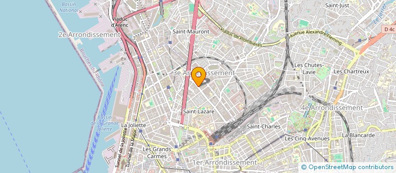 localisation de l'entreprise GWASH à MARSEILLE