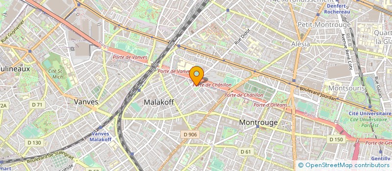 localisation de l'entreprise GWATINIK - PRODUCTIONS à MALAKOFF
