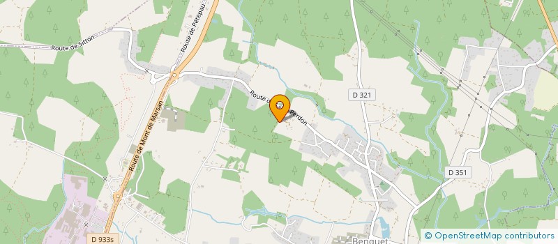 localisation de l'entreprise GWB  BENQUET