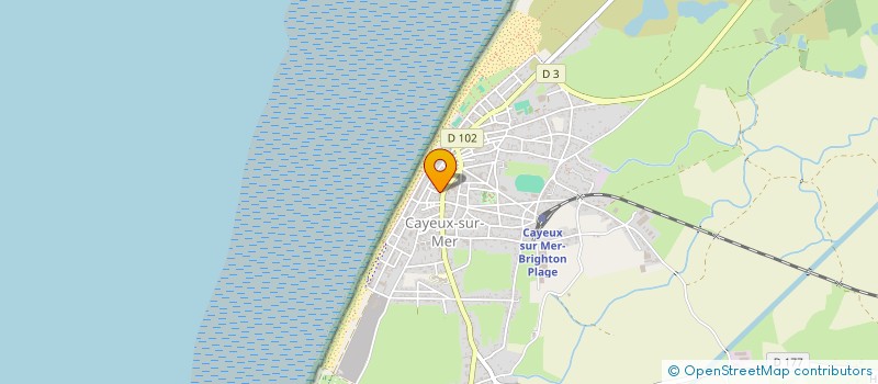 localisation de l'entreprise GWD à CAYEUX-SUR-MER