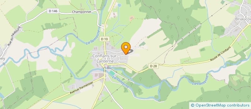 localisation de l'entreprise GWE  CONFLANS-SUR-LANTERNE