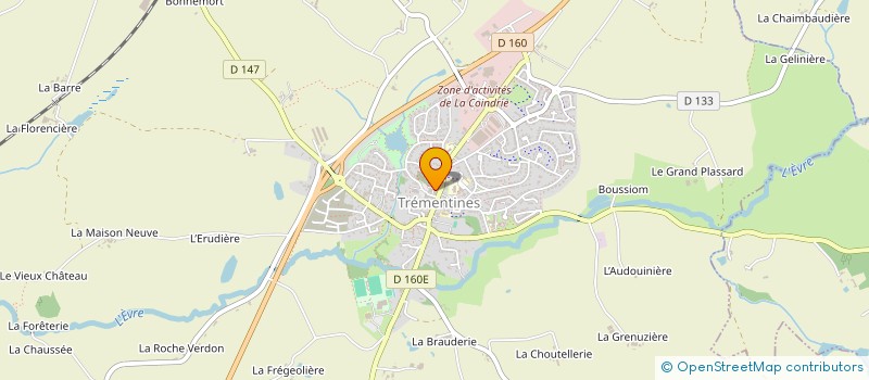localisation de l'entreprise GWEDIS à LA SEGUINIERE