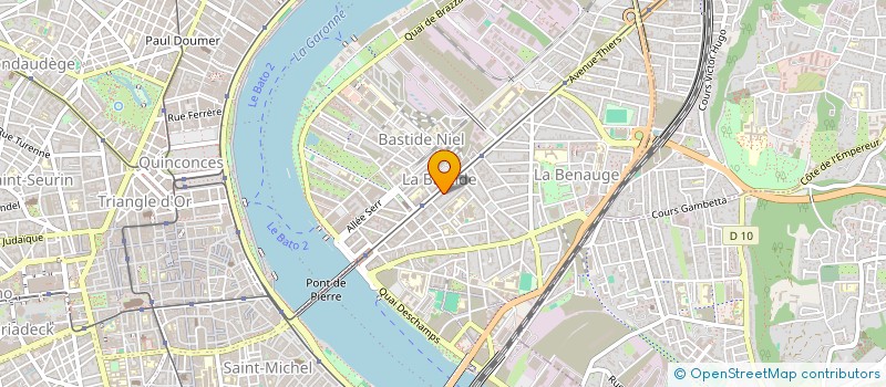 localisation de l'entreprise GWEE  BORDEAUX