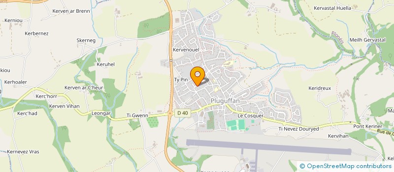 localisation de l'entreprise GWEILOL  PLUGUFFAN