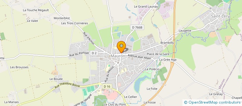 localisation de l'entreprise GWELA à AURAY