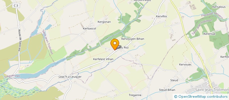 localisation de l'entreprise GWELL VO à PLONEOUR-LANVERN