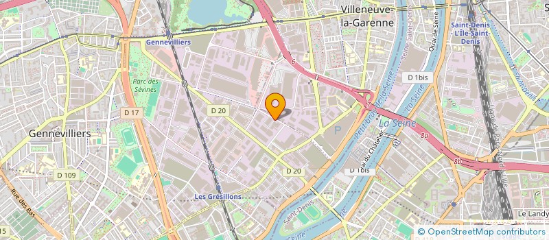 localisation de l'entreprise GWELLAN EQUIPEMENT D'OUVRAGES à GENNEVILLIERS
