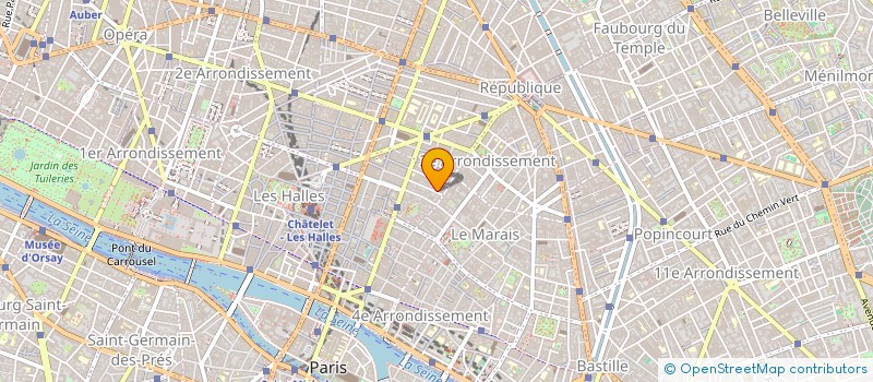 localisation de l'entreprise GWELTAZ KEROMNES ARCHITECTE  PARIS