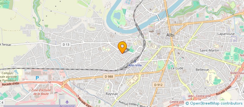 localisation de l'entreprise GWEN à ALBI