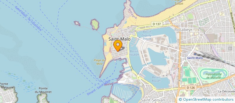 localisation de l'entreprise GWEN A DIT CREATION à SAINT-MALO