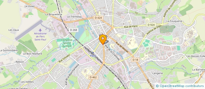 localisation de l'entreprise GWEN AUTO-ECOLE à FLERS
