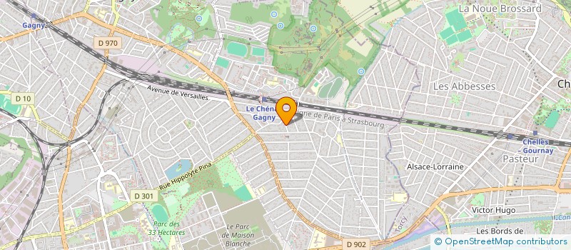 localisation de l'entreprise GWEN GAE à GAGNY
