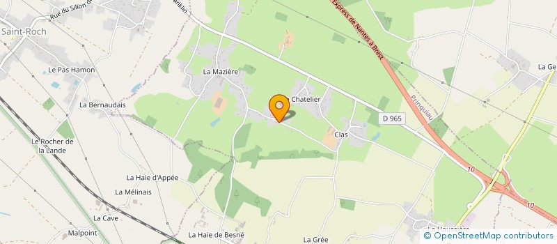 localisation de l'entreprise GWEN HA DU SV44  PRINQUIAU