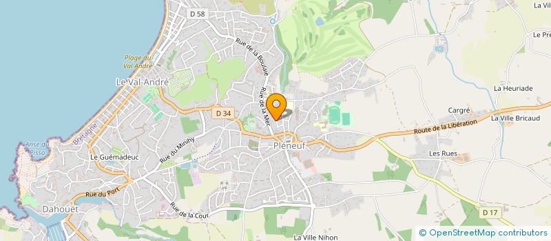 localisation de l'entreprise GWEN LE CAM CONSULTANT COMMERCIAL  PLENEUF-VAL-ANDRE