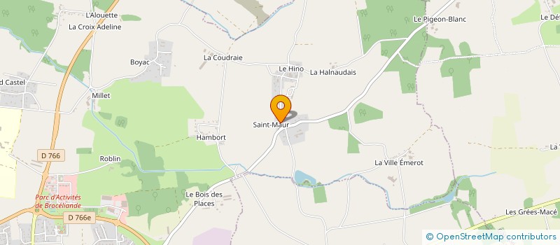 localisation de l'entreprise GWEN PEINTURE  PLOERMEL