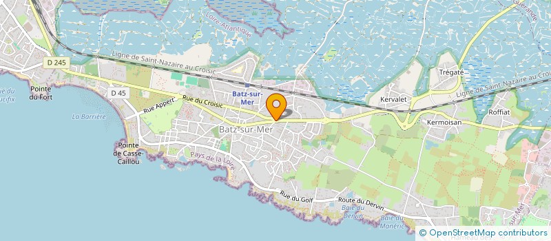 localisation de l'entreprise GWENA  BATZ-SUR-MER