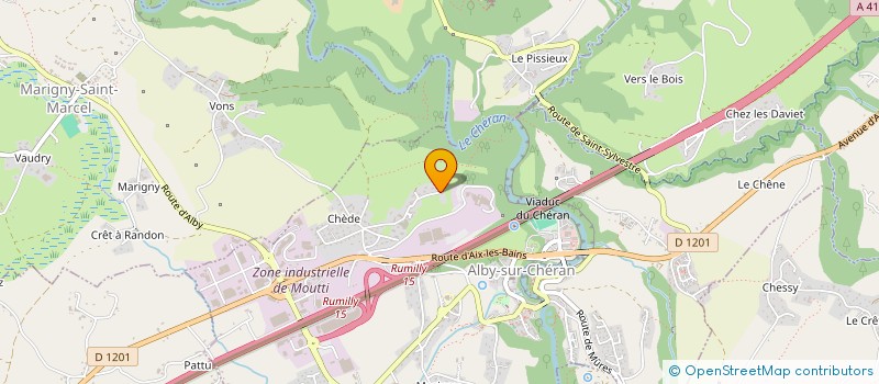 localisation de l'entreprise GWENAEL KERVALET  ALBY-SUR-CHERAN