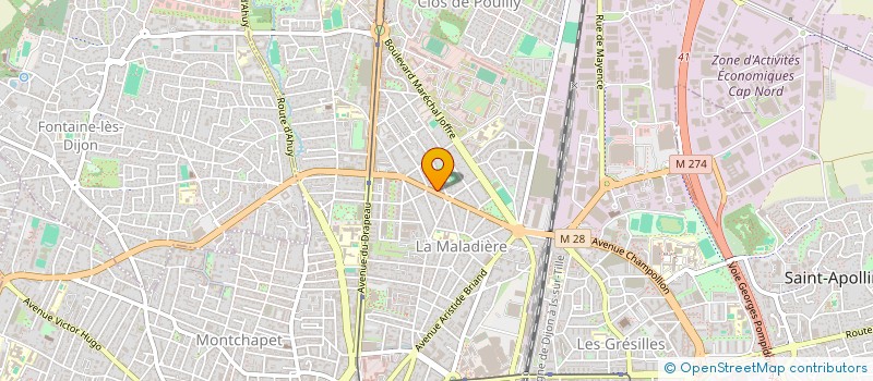 localisation de l'entreprise GWENAELLE LECAS  DIJON