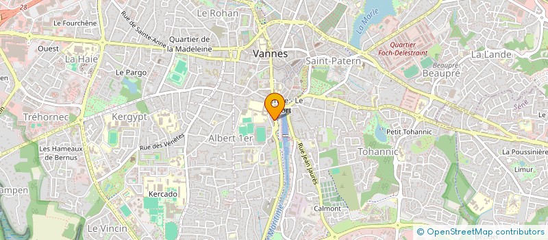 localisation de l'entreprise GWENAELLE RAULINE à VANNES