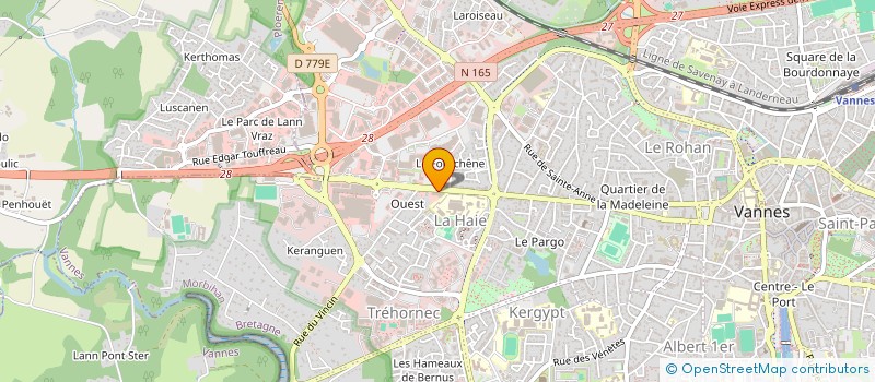 localisation de l'entreprise GWENAN EXPERTISE à VANNES