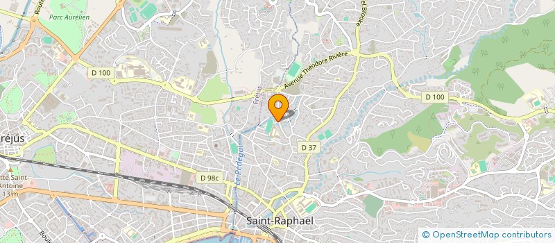 localisation de l'entreprise GWENANGE à SAINT RAPHAEL