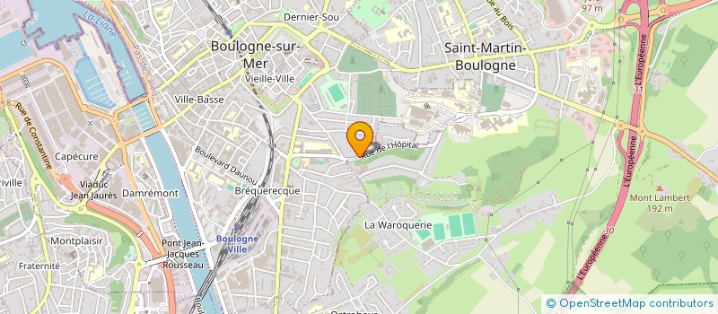 localisation de l'entreprise GWENBRAN  BOULOGNE-SUR-MER