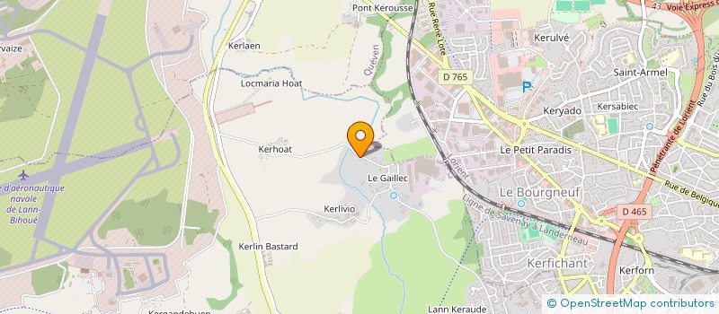 localisation de l'entreprise GWENCLO à PLOEMEUR