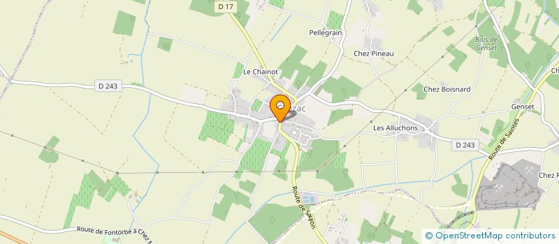 localisation de l'entreprise GWEND'OH  SARL  GREZAC