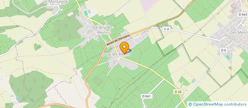 localisation de l'entreprise GWENDA  JOUY-LES-REIMS