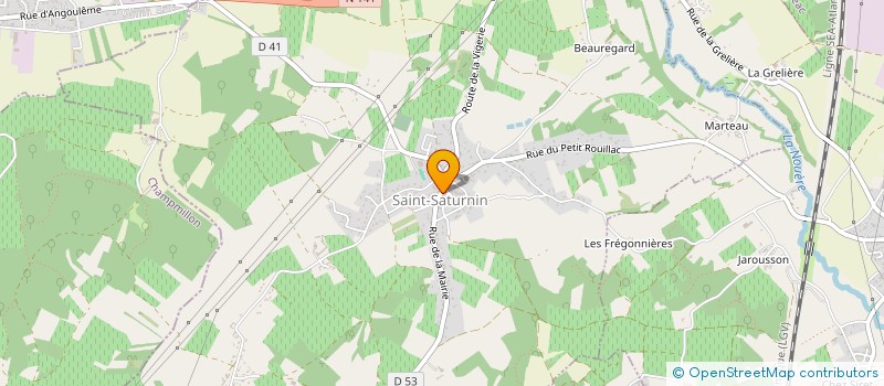 localisation de l'entreprise GWENDOLINE MOTO LOISIRS à SAINT-SATURNIN