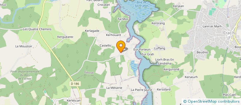 localisation de l'entreprise GWENERISTE  CARNAC