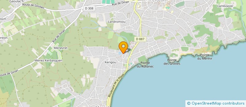 localisation de l'entreprise GWENGOLO  CROZON