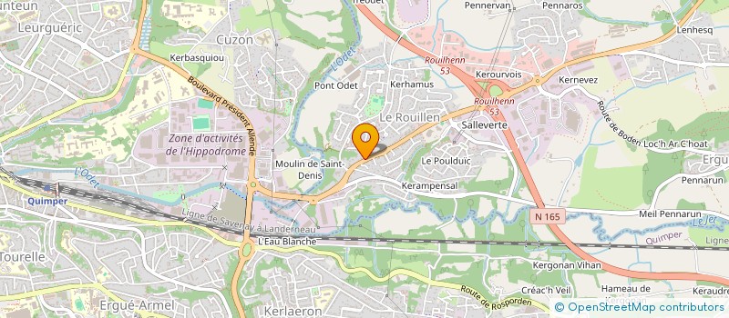 localisation de l'entreprise GWENGWENA  ERGUE-GABERIC