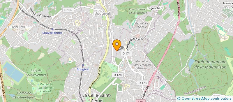 localisation de l'entreprise GWENHAC  BOUGIVAL