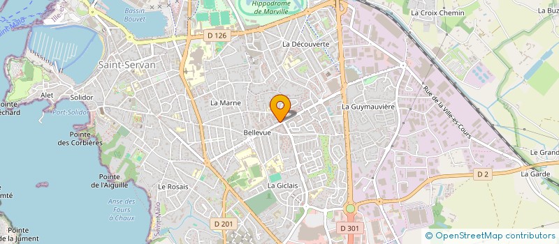 localisation de l'entreprise GWENHER à SAINT-MALO
