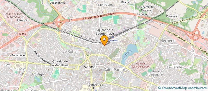 localisation de l'entreprise GWENIS à VANNES