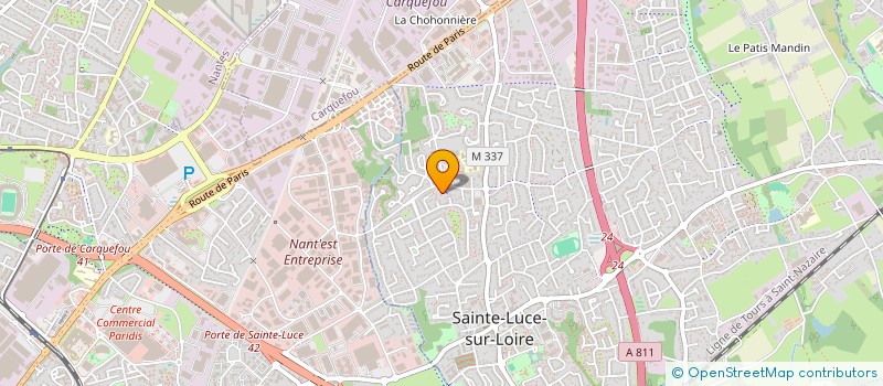 localisation de l'entreprise GWENN  SAINTE-LUCE-SUR-LOIRE