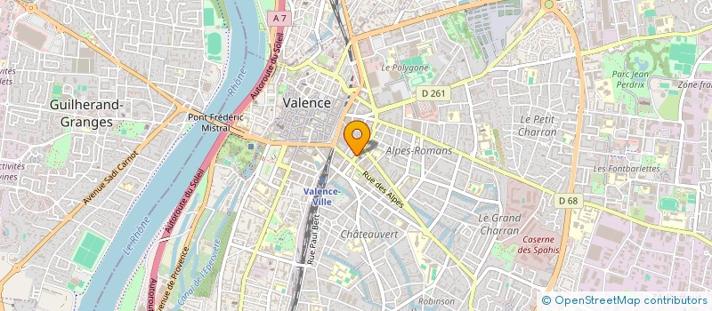 localisation de l'entreprise GWENN.A.DU à VALENCE