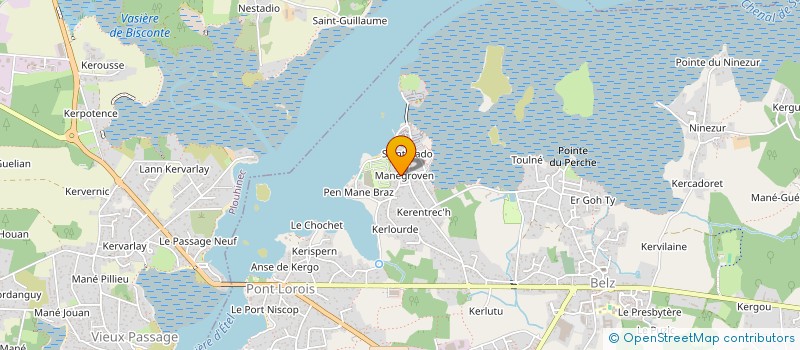 localisation de l'entreprise GWENN HA DU  BELZ