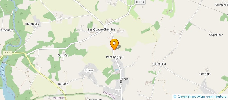 localisation de l'entreprise GWENN-HA-DU-TP  PLUMERGAT