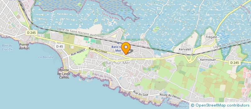 localisation de l'entreprise GWENN TRIMAUD  GUERANDE