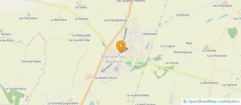 localisation de l'entreprise GWENNEK  MARTIGNE-SUR-MAYENNE