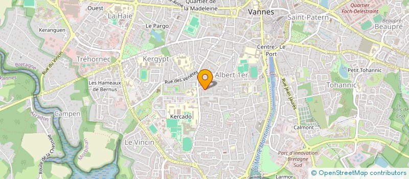 localisation de l'entreprise GWENO COUVERTURE  VANNES